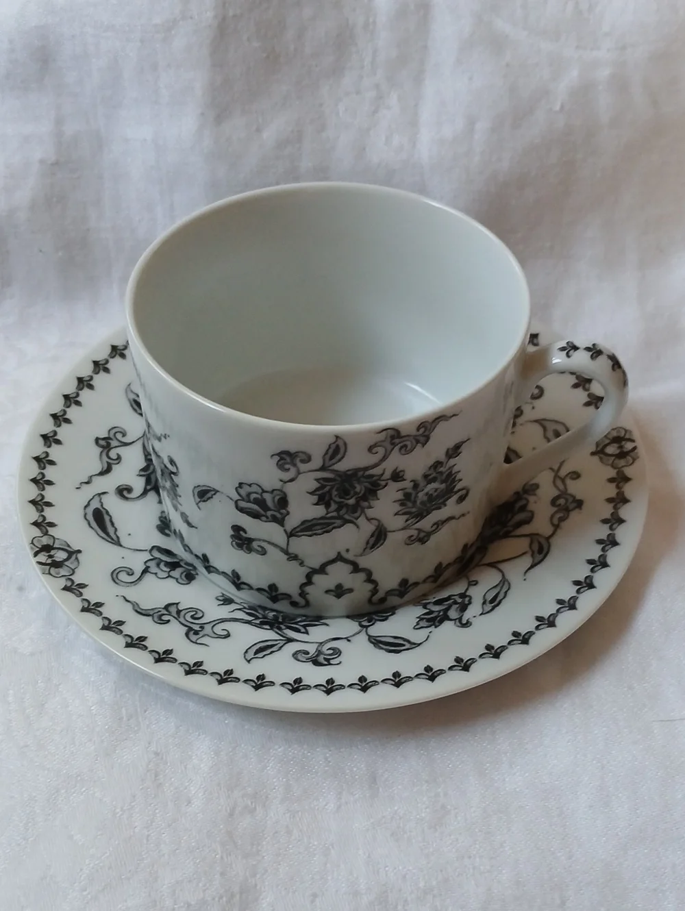 Anthropologie Teacup & Saucer